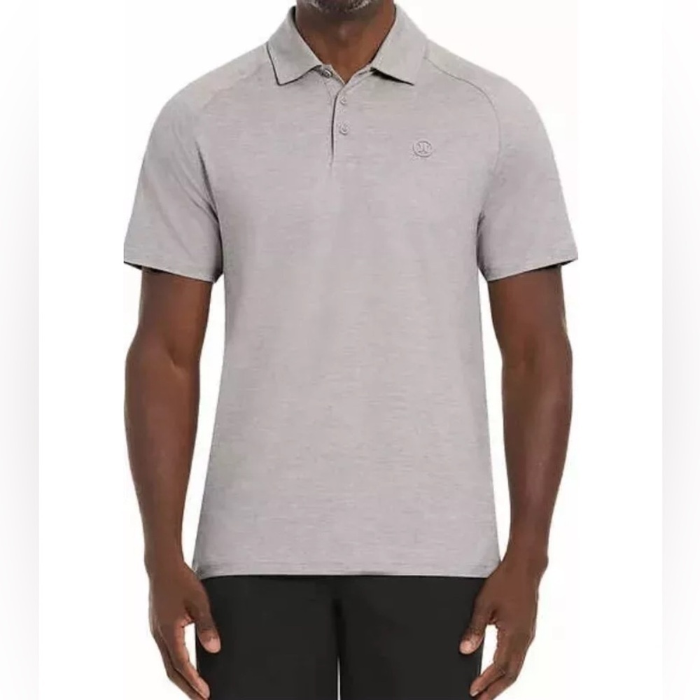 Hurley Men's Performance Stretch Moisture Wicking Large Gray, Polo Shirt